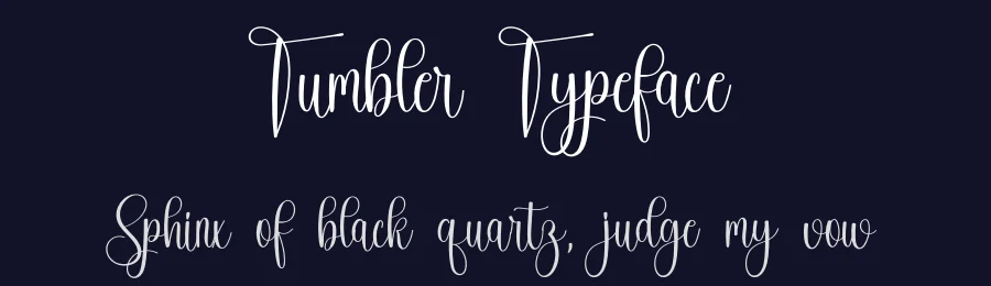 Tumbler Typeface by inermediaSTUDIO — Script Handwritten Font — thumbnail 2