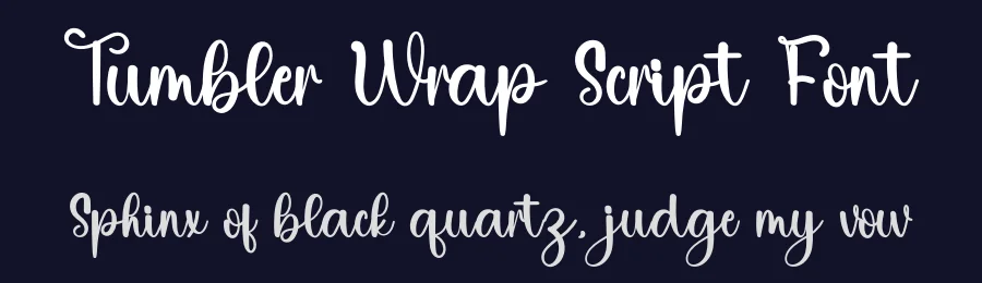 Tumbler Wrap Script Font by inermediaSTUDIO — Script Handwritten Font — thumbnail 2