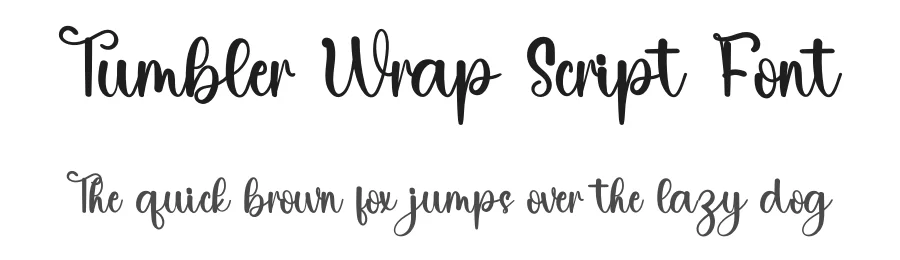 Tumbler Wrap Script Font by inermediaSTUDIO — Script Handwritten Font