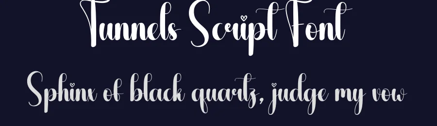 Tunnels Script Font by andikastudio — Script Handwritten Font — thumbnail 2