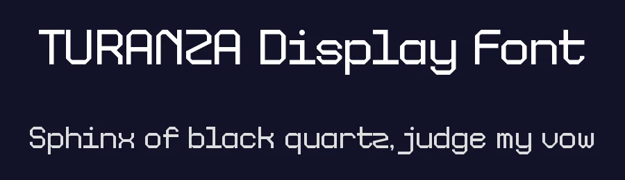 TURANZA Display Font by Rautan Studio — Display Font — thumbnail 2
