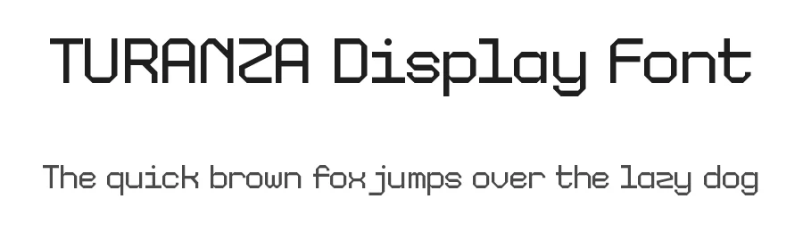 TURANZA Display Font by Rautan Studio — Display Font