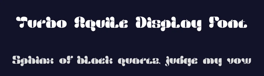 Turbo Aquile Display Font by timelesstype.co — Display Font — thumbnail 2