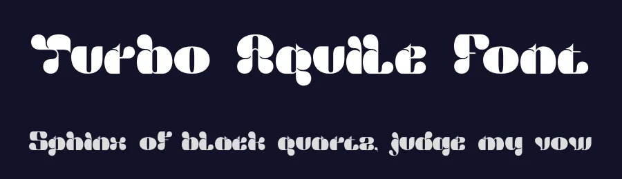 Turbo Aquile Font by timelesstype.co — Display Font — thumbnail 2