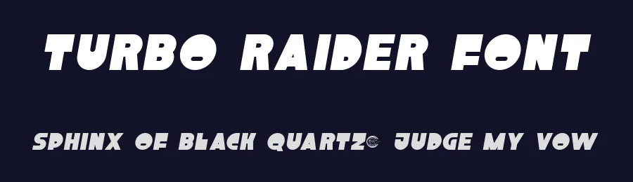 Turbo Raider Font by RaisProject — Script Handwritten Font — thumbnail 2
