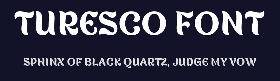 Turesco Font by Letterhend Studio — Display Font — thumbnail 2