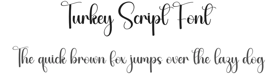 Turkey Script Font by andikastudio — Script Handwritten Font