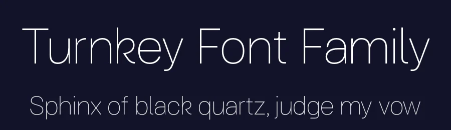 Turnkey Font Family by we are colt — Sans Serif Font — thumbnail 2