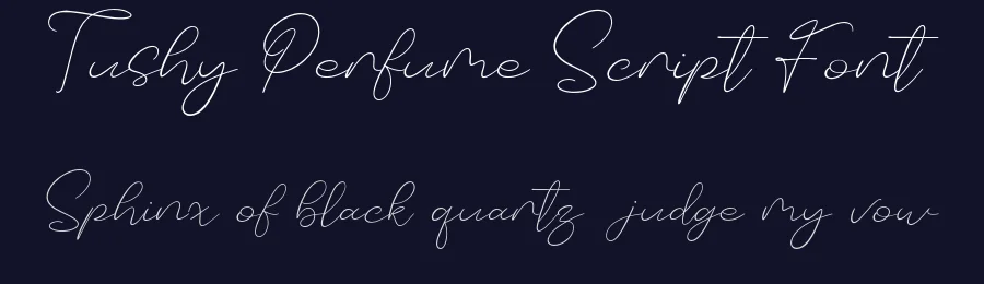 Tushy Perfume Script Font by Forberas Foundry — Script Handwritten Font — thumbnail 2