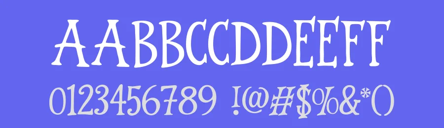 Twigsbury – Dark Fairytale Serif Font by figuree — Decorative Font — thumbnail 3