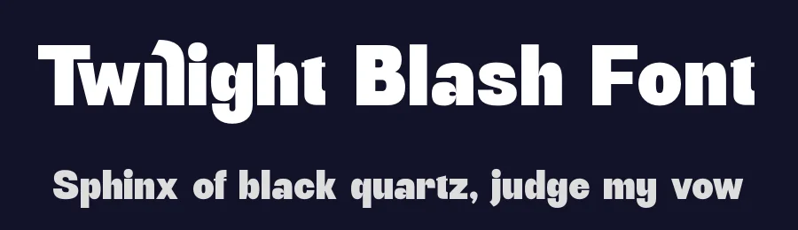 Twilight Blash Font by timelesstype.co — Display Font — thumbnail 2