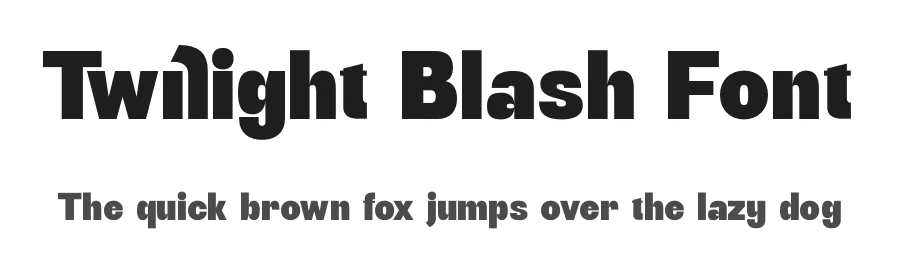 Twilight Blash Font by timelesstype.co — Display Font