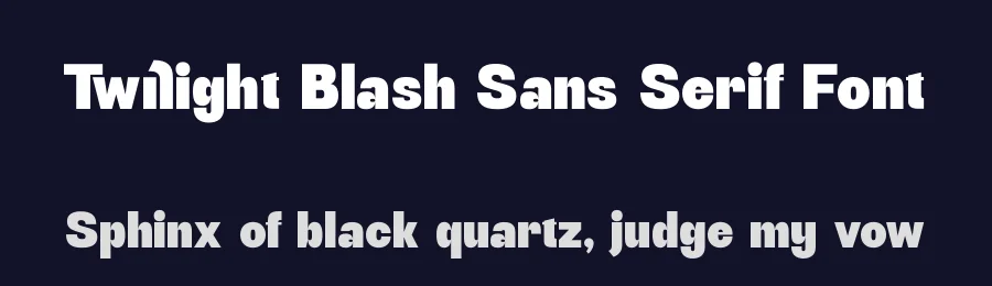 Twilight Blash Sans Serif Font by timelesstype.co — Display Font — thumbnail 2