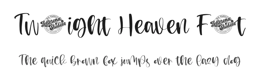 Twilight Heaven Font by letterenastudios — Script Handwritten Font
