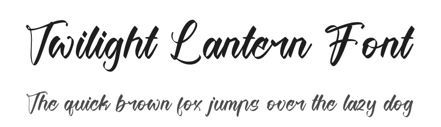 Twilight Lantern Font by stylishtype.co — Script Handwritten Font
