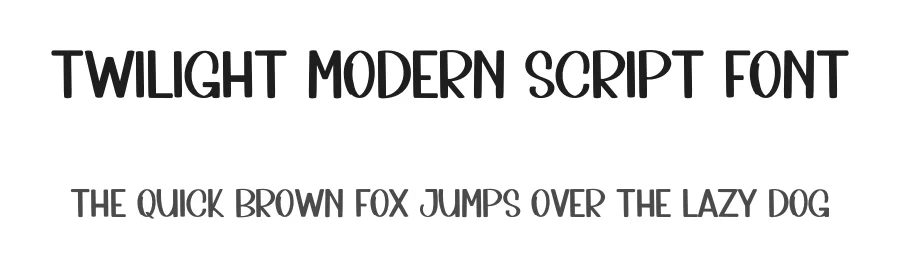 Twilight Modern Script Font by inermediaSTUDIO — Display Font