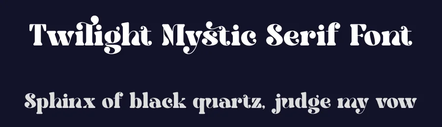 Twilight Mystic Serif Font by timelesstype.co — Serif Font — thumbnail 2