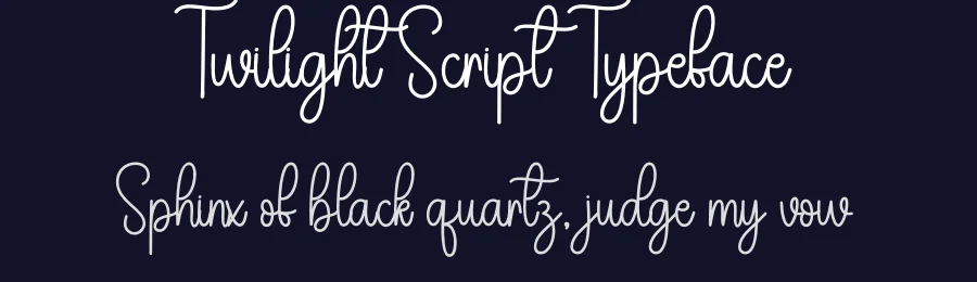 Twilight Script Typeface by andikastudio — Script Handwritten Font — thumbnail 2