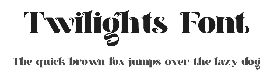 Twilights Font by mhdafifersya — Display Font