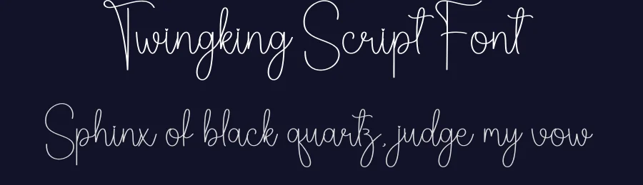 Twingking Script Font by andikastudio — Script Handwritten Font — thumbnail 2