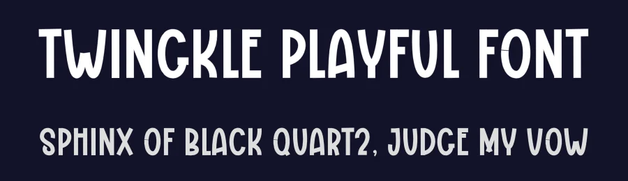 Twingkle Playful Font by freshtypeink — Display Font — thumbnail 2