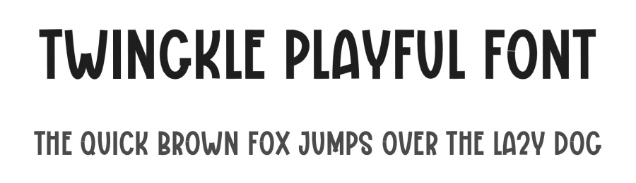 Twingkle Playful Font by freshtypeink — Display Font