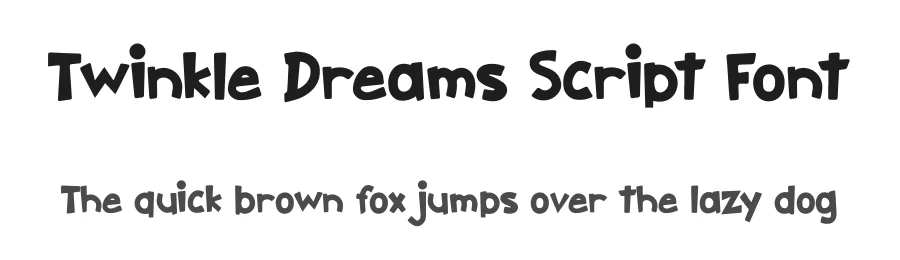 Twinkle Dreams Script Font by freshtypeink — Display Font
