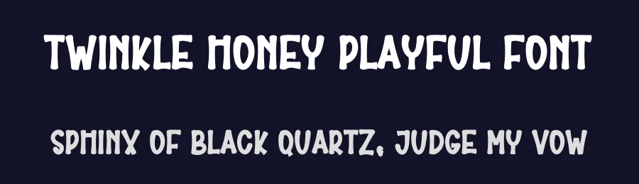 Twinkle Honey Playful Font by freshtypeink — Display Font — thumbnail 2
