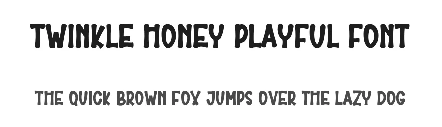 Twinkle Honey Playful Font by freshtypeink — Display Font