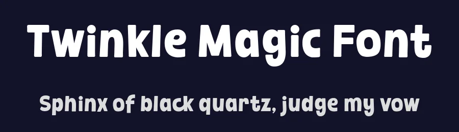 Twinkle Magic Font by Keithzo — Display Font — thumbnail 2