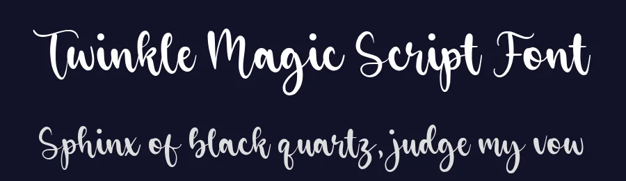 Twinkle Magic Script Font by balpirick — Script Handwritten Font — thumbnail 2
