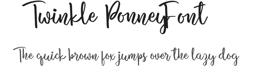 Twinkle Ponney Font by nihstudio — Script Handwritten Font