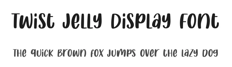 Twist Jelly Display Font by Allouse.Studio — Script Handwritten Font
