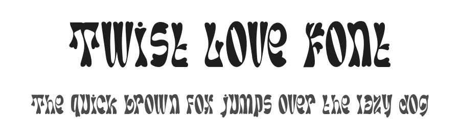 Twist Love Font by PutraCetol Studio — Display Font