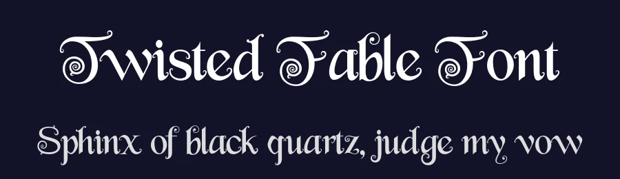 Twisted Fable Font by HipFonts — Display Font — thumbnail 2