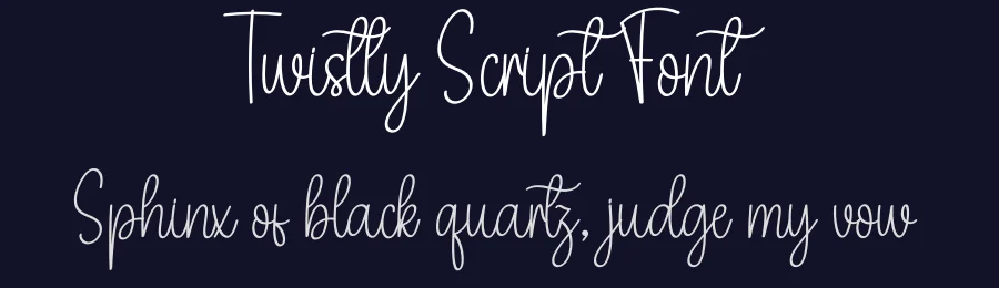 Twistly Script Font by creativeletter — Script Handwritten Font — thumbnail 2