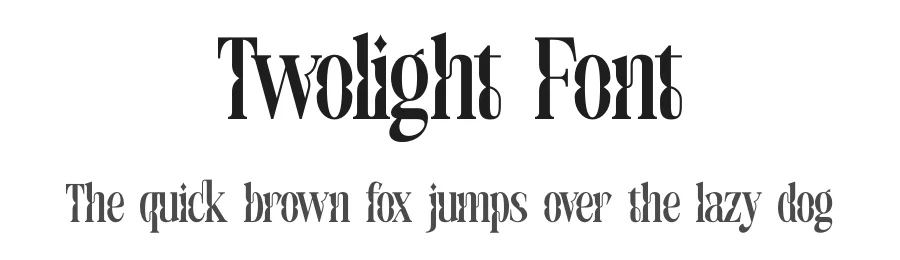 Twolight Font by timelesstype.co — Serif Font
