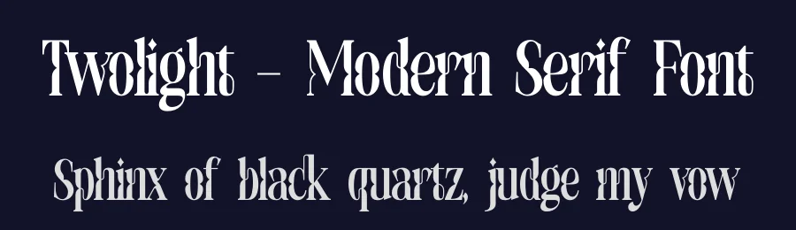 Twolight – Modern Serif Font by timelesstype.co — Display Font — thumbnail 2