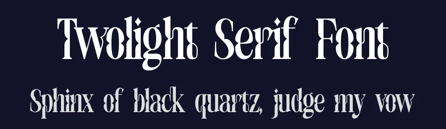 Twolight Serif Font by timelesstype.co — Serif Font — thumbnail 2
