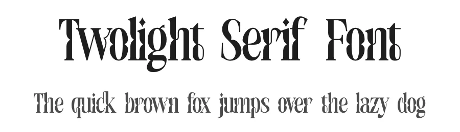 Twolight Serif Font by timelesstype.co — Serif Font