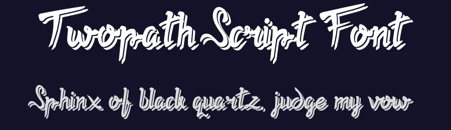 Twopath Script Font by edricstudio — Script Handwritten Font — thumbnail 2
