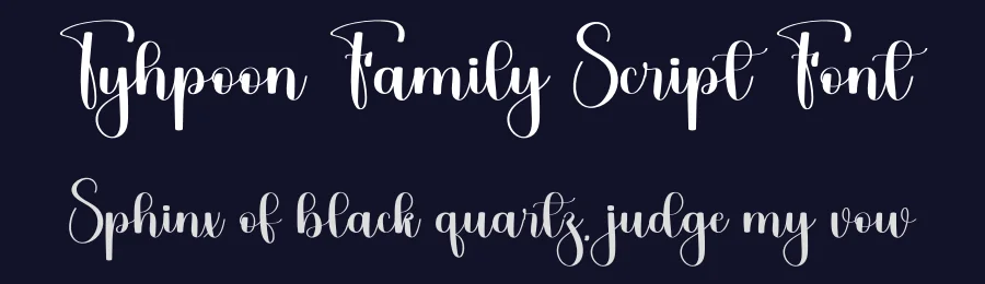 Tyhpoon Family Script Font by freshtypeink — Script Handwritten Font — thumbnail 2