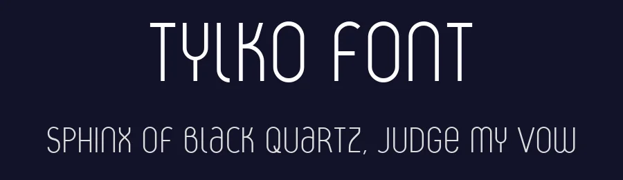 Tylko Font by MarcinCzuprynski — Sans Serif Font — thumbnail 2