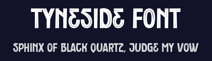 Tyneside Font by Studio TRQ — Display Font — thumbnail 2
