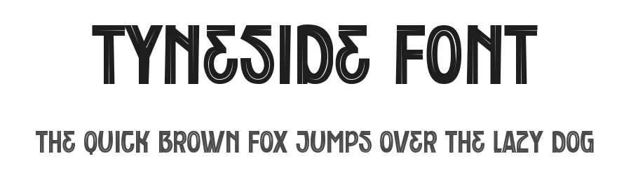 Tyneside Font by Studio TRQ — Display Font
