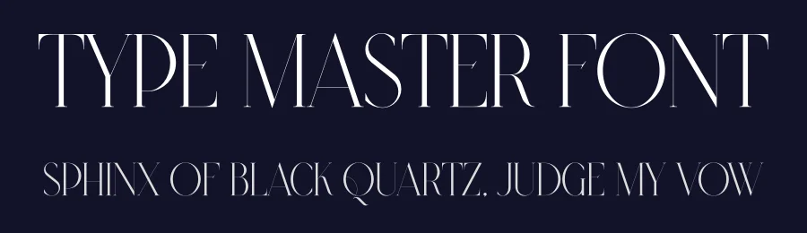Type Master Font by vpcreativeshop — Serif Font — thumbnail 2