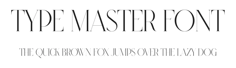 Type Master Font by vpcreativeshop — Serif Font