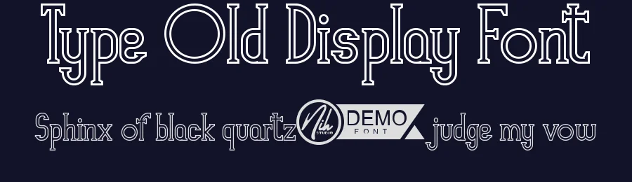 Type Old Display Font by nihstudio — Serif Font — thumbnail 2