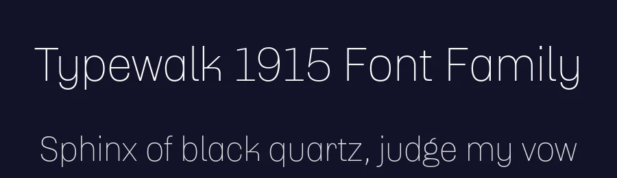 Typewalk 1915 Font Family by typocalypse — Sans Serif Font — thumbnail 2