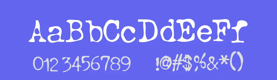 Typewriter Font by Fonthead Design — Display Font — thumbnail 3